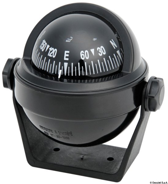 Bussola Riviera 2" 1/2 BS2 nera/nera - 25.025.20